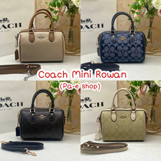 Coach กระเป๋าสะพายข้าง Mini Rowan รหัส CH469 CH160 CH159 CH370 กระเป๋าถือสุภาพสตรี กระเป๋าหมอน หนังแท้ งานสวยมาก