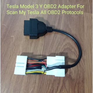 ตัวแปลง Tesla Model 3 Y OBD2 Adapter For Scan My Tesla All OBD2 Protocols