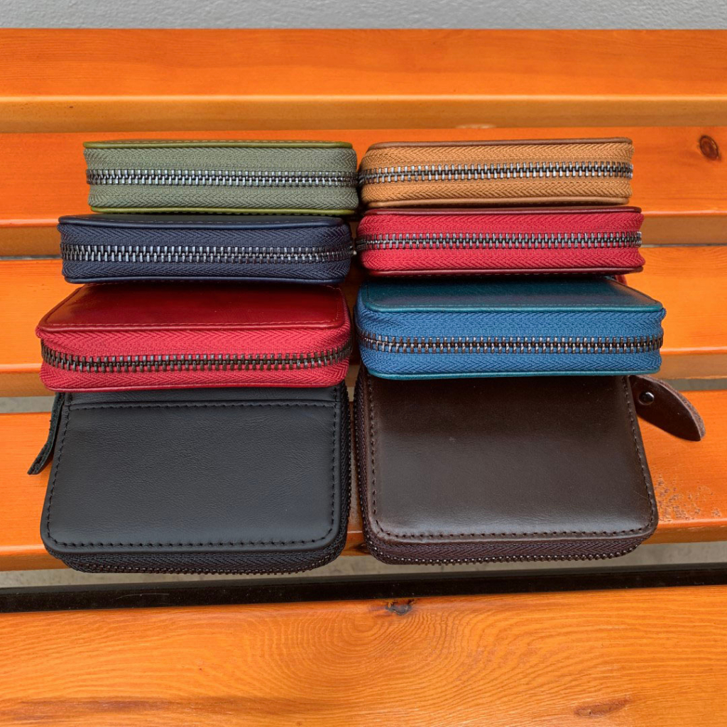 กระเป๋าวินเทจ (หนังวัวแท้) Card Holder กระเป๋าสตางค์ กระเป๋าใส่บัตร Wallet S9-91