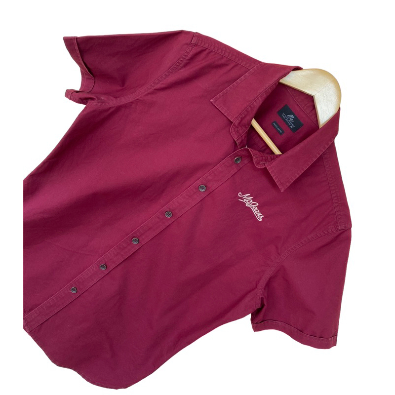 เสื้อเชิ้ตแบรนด์Mc ผ้าคอตตอน💯 มือ2 สภาพใหม่🔥