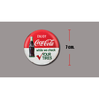 sticker pvc coca cola your tires สติกเกอร์ โค้ก งานออฟเซ็ทแท้ pvc กันน้ำ กันแดด