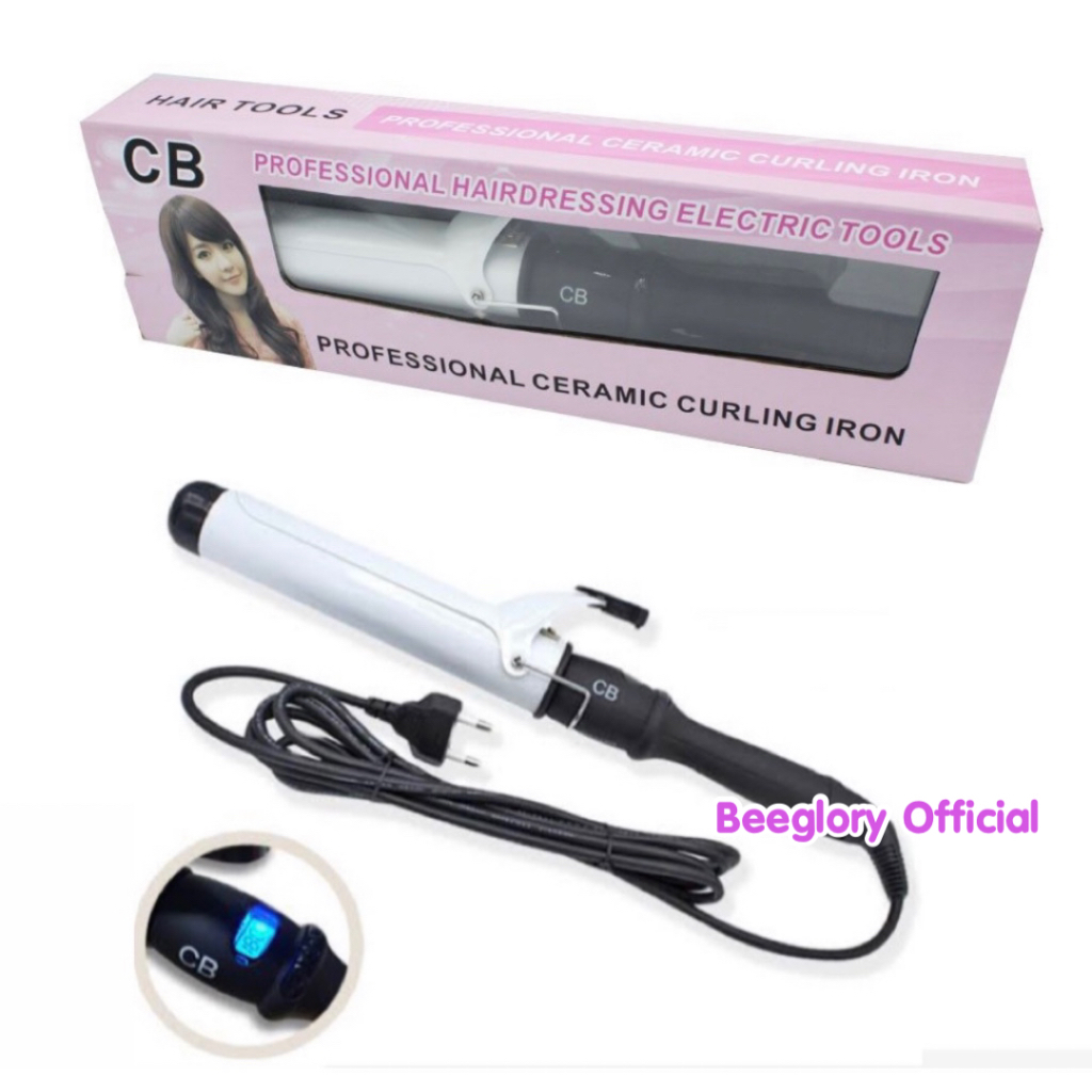 ของแท้💯 CB รุ่นใหม่‼️ หน้าจอดิจิตอล เครื่องม้วนผม CB professional ceramic ม้วนผม ม้วนลอน ที่ม้วนผม 2