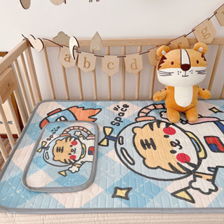 Panda👶 ผ้าปูนอนD023 สำหรับเด็ก เสื่อเด็กอนุบาล ผ้าปูเด็กแรกเกิด 60*120cm 👶แถมหมอน 🛵พร้อมส่ง