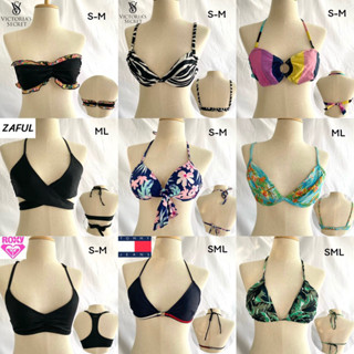 (2/5)👙ชุดว่ายน้ำ บิกินี่ ทูพีช วันพีช bikini swimsuit สายฝอ เซ็กซี่ ไปทะเล แบรนด์แท้ มือสอง พร้อมส่ง