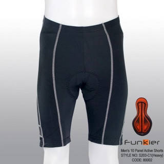 กางเกงจักรยาน ขาสั้น Funkier Men’s 10 Panel Active Shorts  S203-C1