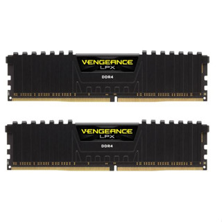 16GB (8GBx2) DDR4 2666MHz RAM (หน่วยความจำ) CORSAIR VENGEANCE LPX (BLACK) (CMK16GX4M2A2666C16)