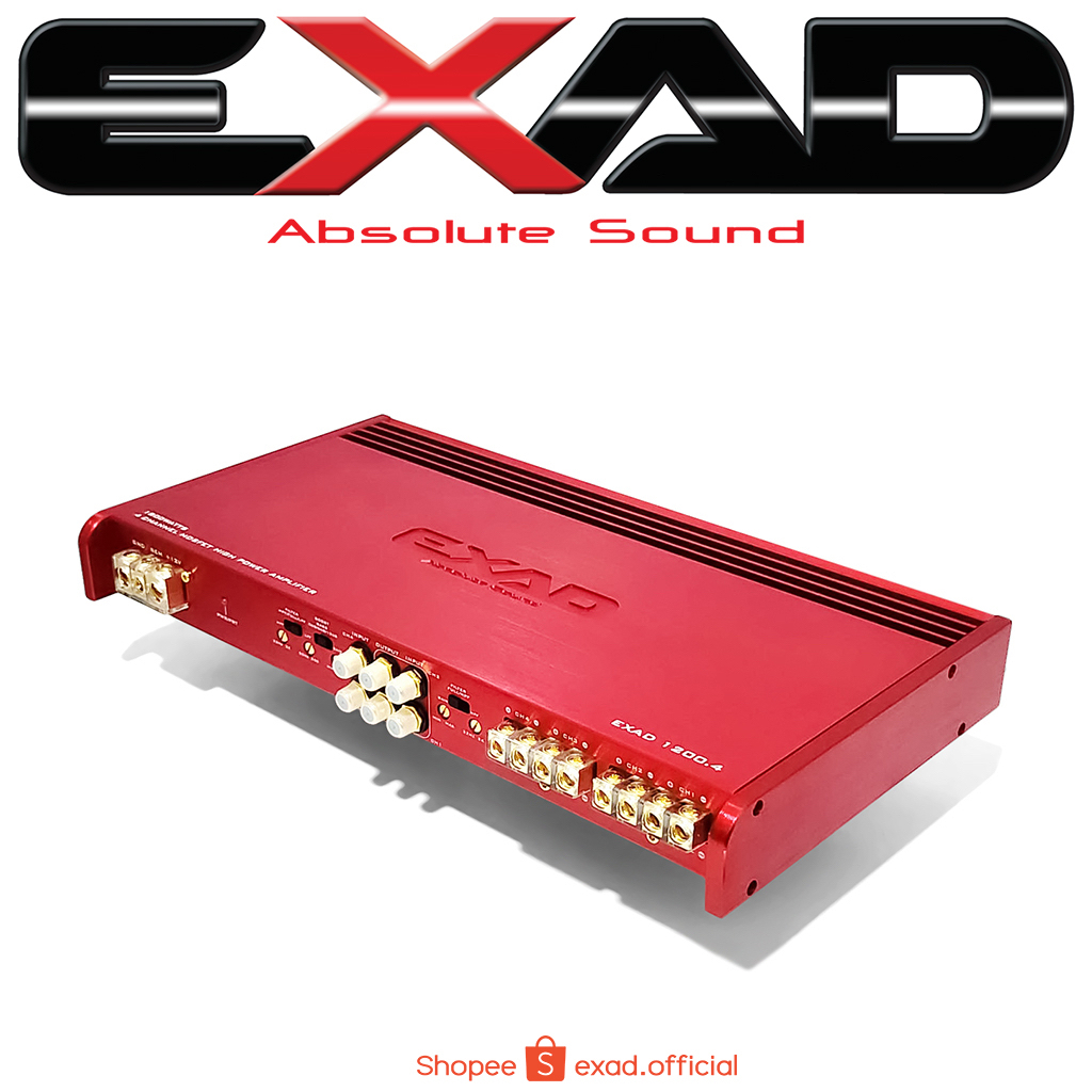 Power amplifier EXAD EX-RED1200.4 เพาเวอร์แอมป์ (จัดส่งฟรี)