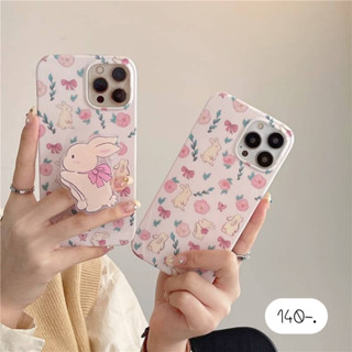 เคสแถมที่ติด เคสแถมGriptok เคสแถมไอริง 🐰โบว์ชมพู+ไอริงกระต่าย