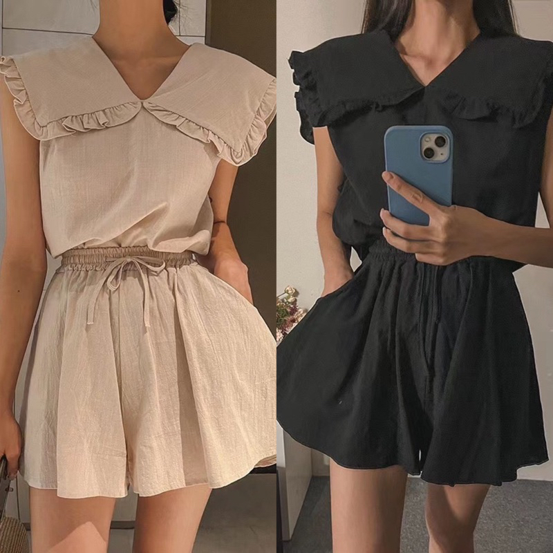 conycolours | ชุดเซต เสื้อแขนกุด + กางเกง