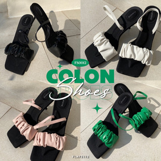 FLAT2112 FS0012 : COLON SHOES รองเท้าส้นสูง รองเท้าส้นเข็ม รองเท้าผู้หญิง