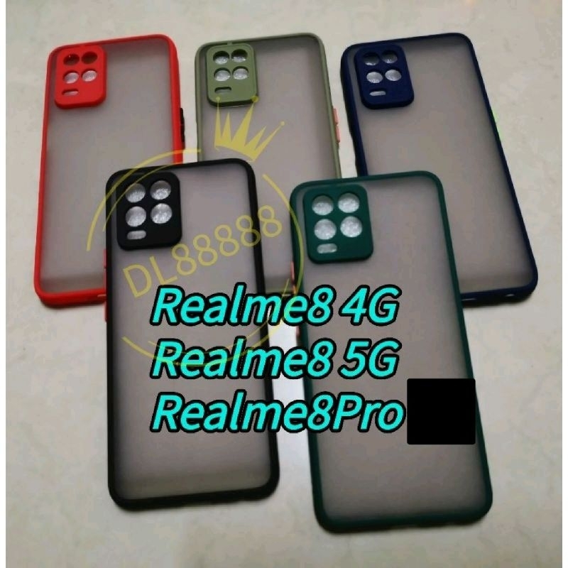 Realme8 พร้​อมส่งใน เคสขอบนิ่มหลังแข็งขุ่นคลุมกล้อง For​ Realme8 4G | Realme 8 Pro | Realme8 / Realme 9 / Realme9