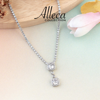 สร้อยคอเพชร สร้อยแฟชั่นเพชรCZ แบบใหม่ งานพรีเมี่ยม พร้อมส่ง