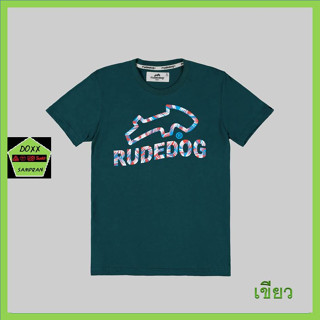 Rudedog เสื้อคอกลม ชาย หญิง สีเขียว รุ่น Nutsu