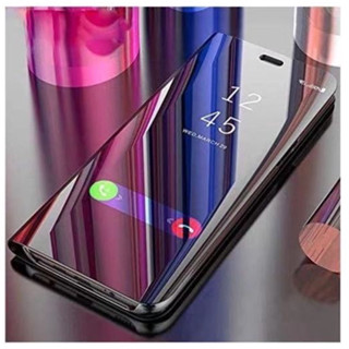 เคสฝาพับ เงา ใช้สำหรับ Oppo Realme C1 C2 C3 Realme 6 6pro Realme 3 3pro Realme 7pro กระเป๋า เปิดปิด