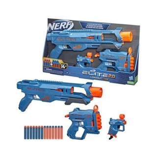 Nerf Elite 2.0 Loadout Dart Launcher with 3 Blasters Guns - Technician DS-2, Quadfire QS-4 and Ace SD-1 Hasbro ปืนเนิร์ฟ