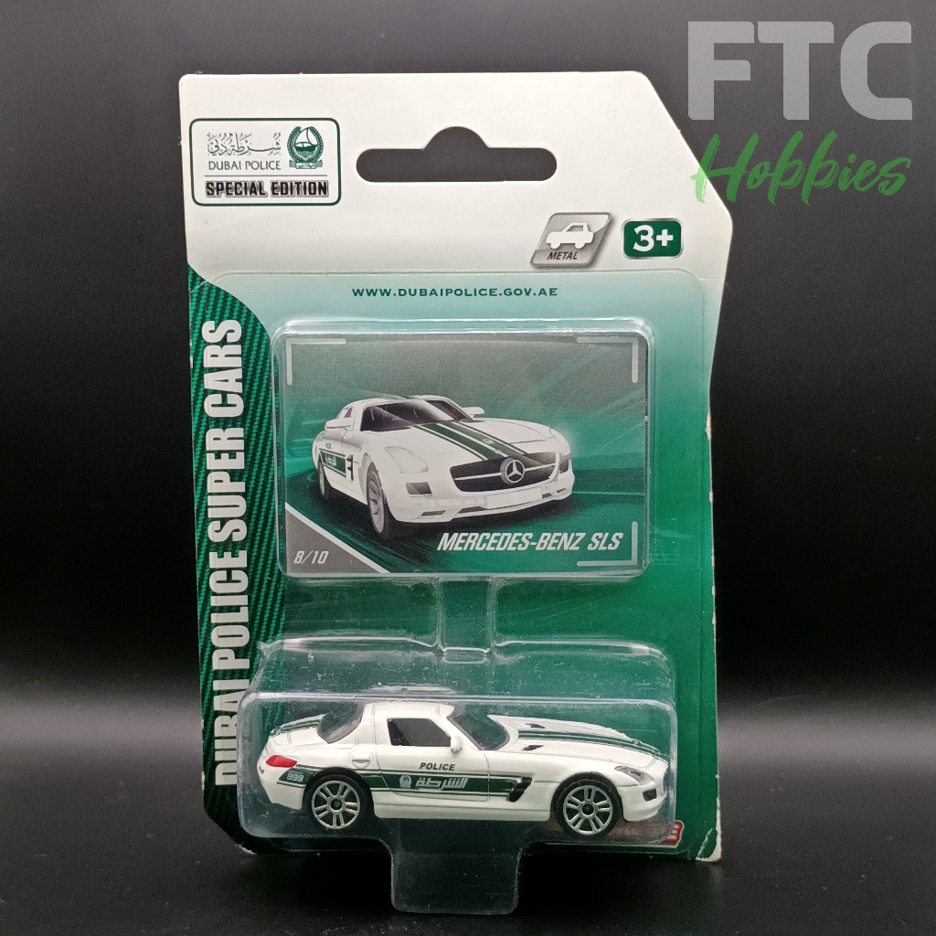 Majorette - Mercedes Benz SLS AMG Dubai Police Car
