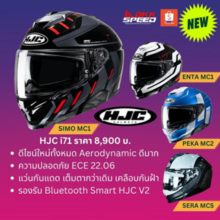 HJC i71 หมวกกันน็อค Sport Touring รุ่นใหม่ล่าสุด แว่น 2 ชั้น ปี 2023