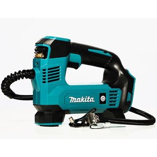 MAKITA เครื่องปั๊มลมไร้สาย 18 โวลต์ แรงดันอากาศสูงสุด 830 KPA (121 PSI) รุ่น DMP180Z สำหรับสูบลมยางรถยนต์และจักรยาน