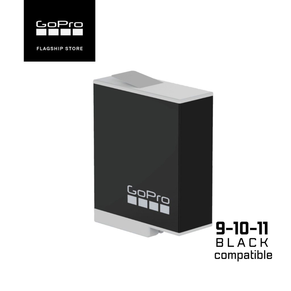 GoPro Batteries /Enduro Rechargeable Battery แบตเตอรี่โกโปรรุ่นใหม่ ใช้ได้กับรุ่น HERO9-10-11-12 ประกันศูนย์ไทย 1 ปี