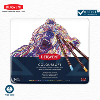 ดินสอสีไม้ COLOURSOFT DERWENT ชุด 24 สี / 36 สี /72 สี