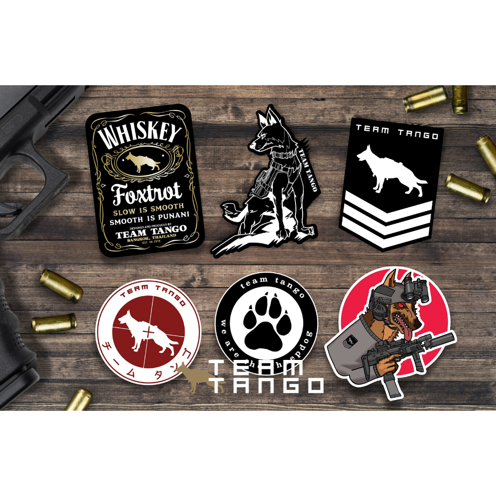 Team Tango stickers สติ๊กเกอร์แบรนด์