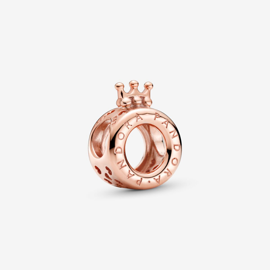 [ส่งจากกรุงเทพ]P แท้ เงิน925 ลูกปัด เสน่ห์ จี้ Logo crown O charm  ของแท้ 100% ใส่กับสร้อยข้อมือหรือสร้อยคอได้