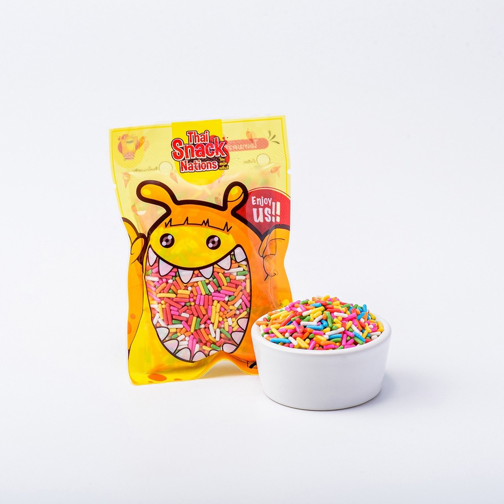 เฟลคสี เฟลคน้ำตาลสี เรนโบว์  / Rainbow - ไผ่ทองสเตชั่น ตกแต่งเบเกอรี่