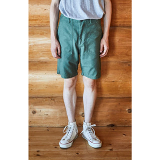 กางเกงขาสั้น ORSLOW 01-7002 16 GREEN FATIGUE SHORTS