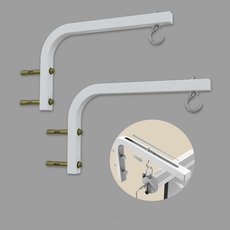 RM-ขายึดโปรเจคเตอร์หน้าจอยึดเบ็ดภาพยนตร์หน้าจอแขวนผนัง วัสดุทนทานได้มาตรฐาน