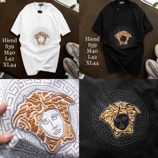 เสื้อยืด Versace 🏷️ hiend 1:1 cotton 💯 เสื้อยืดคอกลม | เสื้อยืดแบรนด์เนม