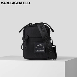 KARL LAGERFELD - RUE ST-GUILLAUME NYLON CROSSBODY BAG 231M3007 กระเป๋าสะพายพาดลำตัว