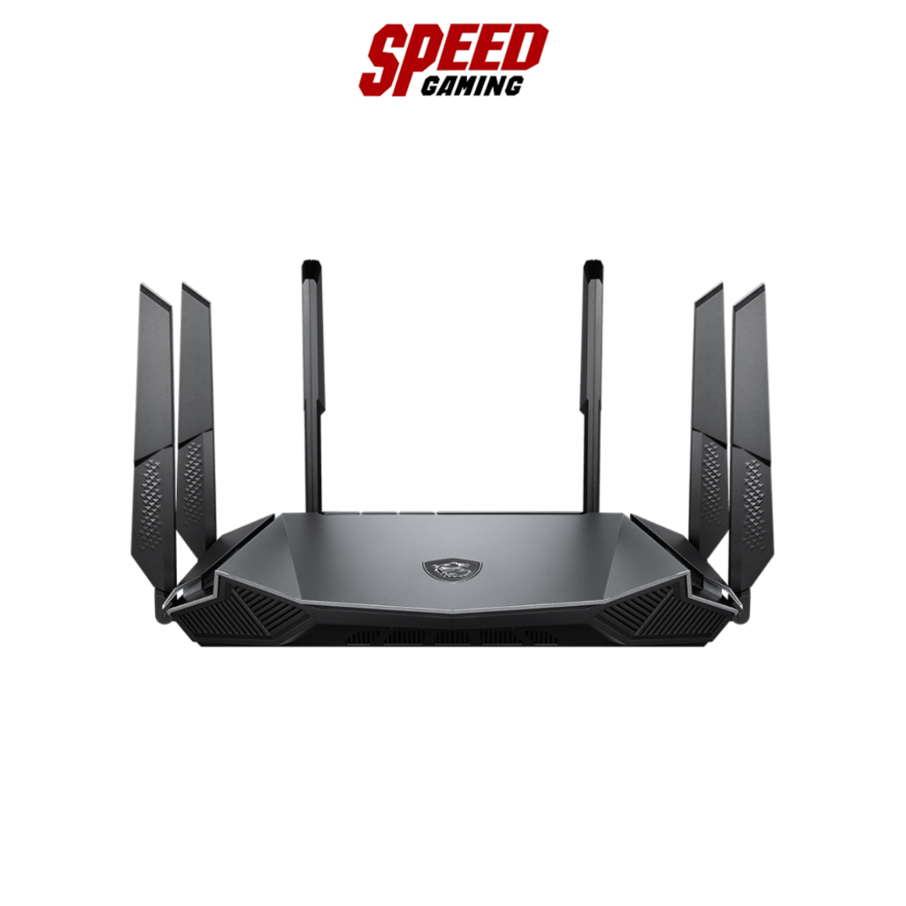 MSI ROUTER AX6600 (เราเตอร์ไวไฟ) (GRAX66) RADIX WIFI6 TRI-BAND GAMING ROUTER 2.4GHz 5GHz / By Speed 