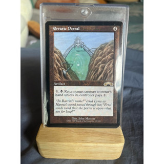 การ์ด MTG Erratic Portal Artifact EDH magic the gathering รุ่น Exodus สภาพ Nm