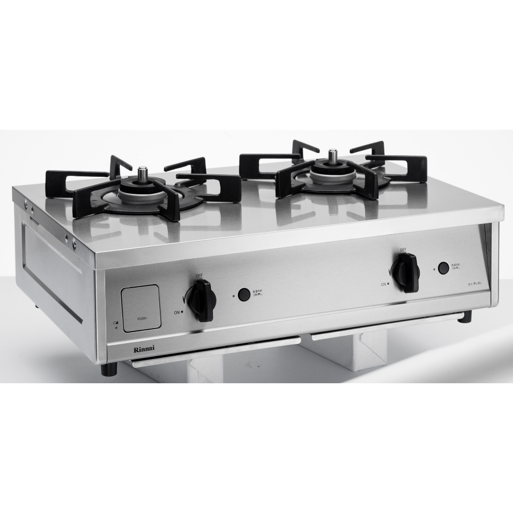 Rinnai เตาแก๊สตั้งโต๊ะ 2 หัว รุ่น ET21-2STSY-S (Vamo) ผลิตและนำเข้าจาก Rinnai Japan ราคา ถูกที่สุด ดีลบีเคเค แกลเลอรีภาพที่ 2