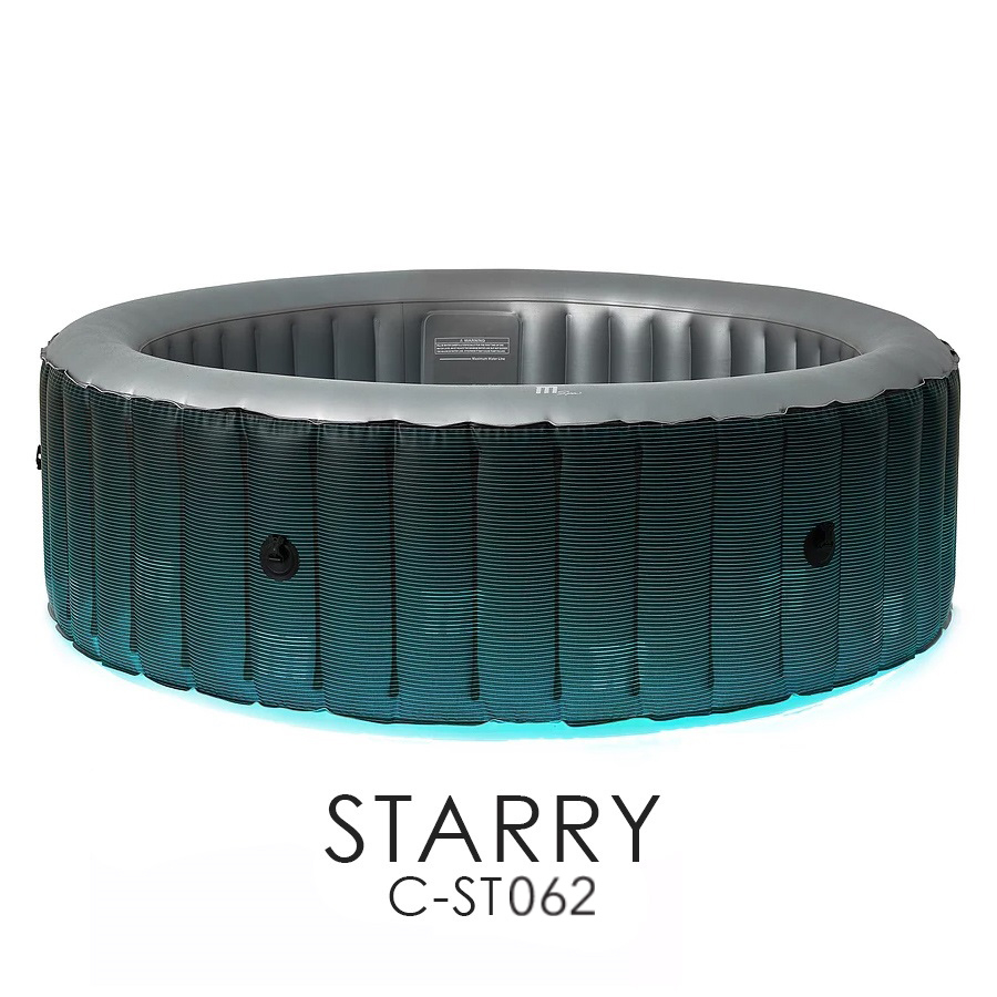 MSpa STARRY Inflatable Outdoor Spa Hot Tub Jacuzzi  6 Person C-ST062