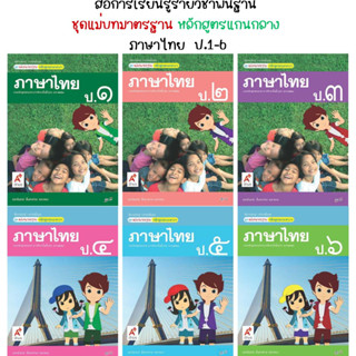 สื่อการเรียนรู้ รายวิชาพื้นฐาน ชุดแม่บทมาตรฐานหลักสูตรแกนกลาง ภาษาไทย ป.1-6 (สสร.)