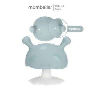Mombella ยางกัดเห็ดมัมเบล่าสุดนิ่ม ของแท้จากอังกฤษ ปลอดภัยมี มอก. ยางกัดซิลิโคนอันดับ1 Mushroom Teether Mint