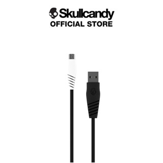 [SKULLCANDY] สายชาร์จมือถือและอุปกรณ์เสริม ROUND USB-A TO MICRO USB สี BLACK/WHITE