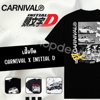 CARNIVAL x Initial D BASIC T-SHIRT BLACK