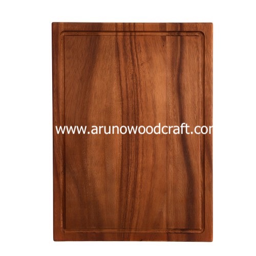 เขียงจามจุรีเหลี่ยม W 21 cm x L 32 cm l ACACIA WOOD STEAK SQUARE PLATE W 21 cm x L 32 cm