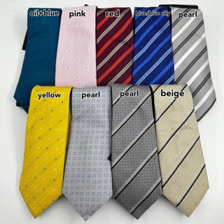 Fendi Necktie Tie for Men เนคไท ผู้ชาย มีหลายสี ของแท้ เฟนดิ ของขวัญ ผู้ใหญ่ วาเลนไทน์ แบรนด์เนม แดง น้ำเงิน เขียว ชมพู