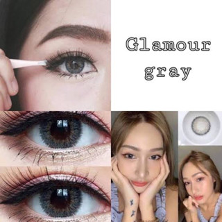 คอนเเทคเลนส์ บิ๊กอาย รุ่น glamour Bigeye gray,brown