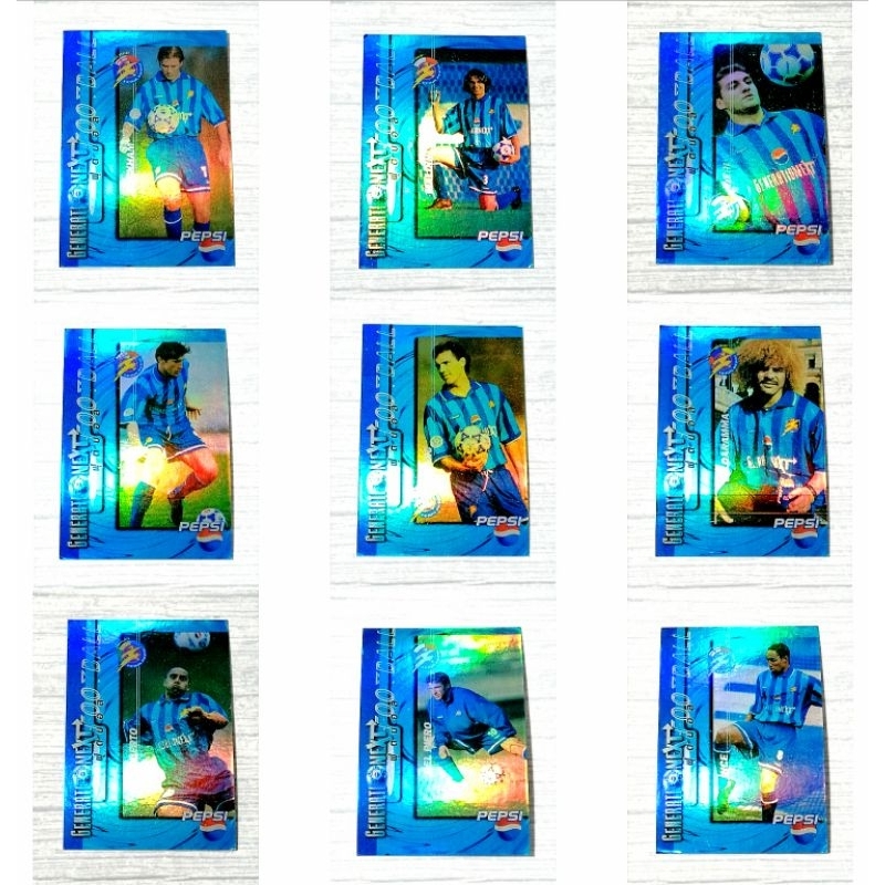 การ์ดฟุตบอล เป๊ปซี่ 1998 FRANCE GENERATION NEXT FOOTBALL PEPSI SOCCER CARD