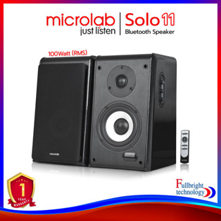 Microlab Solo 11 Bluetooth Speaker 2.0 Ch. (100 Watt) ลำโพงโฮมเธียเตอร์ รองรับบลูทูธ มีรีโมทควบคุม รับประกันศูนย์ไทย 1 ปี