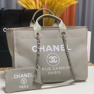 🔥ผ่อนได้🔥Chanel Shopping Bag Size 38 cm งาน Original อุปกรณ์ : Full Box Set [ กระเป๋าสะพายข้าง ]