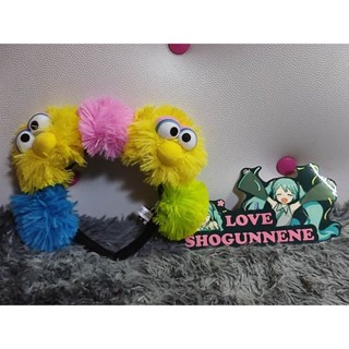 💙💛 Sesame Street Treet Elmo Headband 💛💙 ที่คาดผมน้องเอลโม่ ปอมๆ น่ารักมากๆ Universal Studios Japan จ้า 💛💙