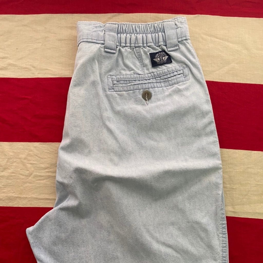 กางเกงขาสั้น Vintage 90s dockers short pant เอว 31 made in USA-ของมือสอง