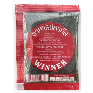 อาหารปลากัดลูกน้ำอัดเม็ด WINNER ขนาด 10 g.
