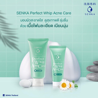 1แถม1 แท้100% SENKA - Perfect Whip Acne Care โบกมือบ๊ายบายสิว กับ 𝑺𝑬𝑵𝑲𝑨 𝑷𝒆𝒓𝒇𝒆𝒄𝒕 𝑾𝒉𝒊𝒑 𝑨𝒄𝒏𝒆