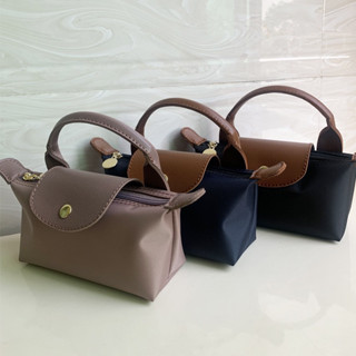 กระเป๋าแฟชั่นสะพายข้าง กระเป๋าใส่เหรียญ ทรงLongchamp mini pouch